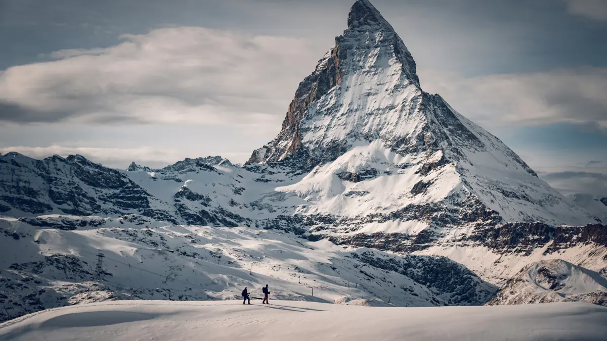 Zermatt Switzerland Matterhorn Snowshoeing