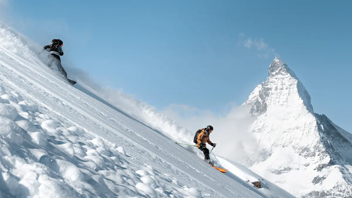 Freeriding in Zermatt  © Sign Matterhorn Zermatt Bergbahnen