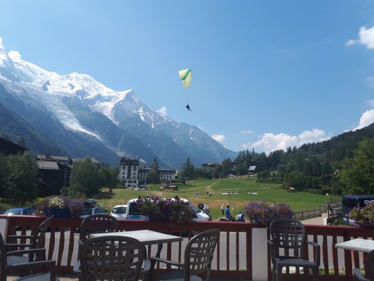 Paragliding in Chamonix 