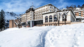 Hotel Terrace Engelberg Winter Exterior