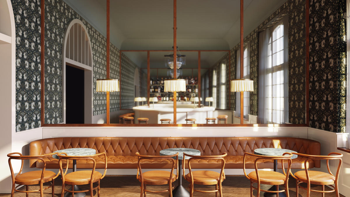 Grand Hotel Belvedere Wengen Bar Belvedere Artists Impression 2