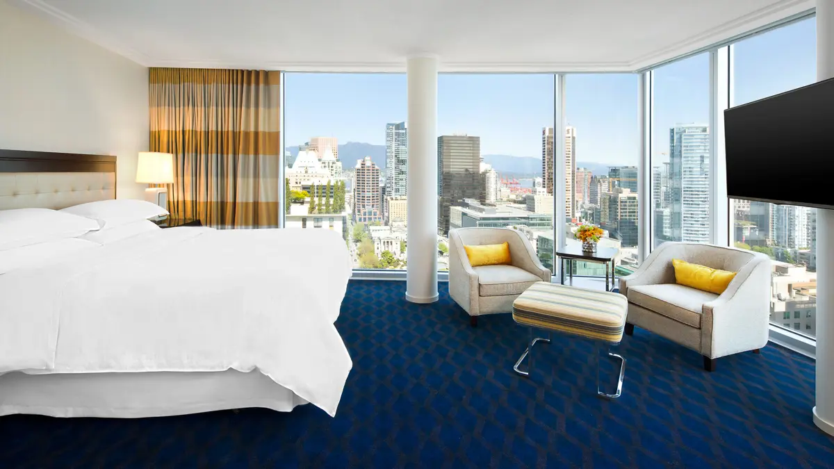 Sheraton Wall Centre Hotel Vancouver High Floor Room