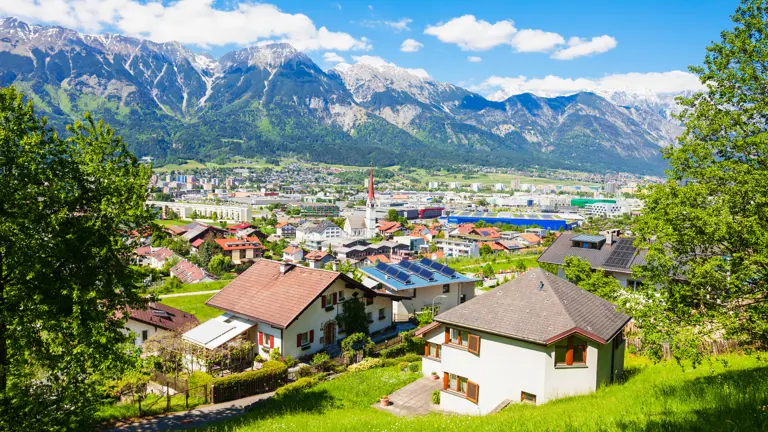 A scenic view of a landscape