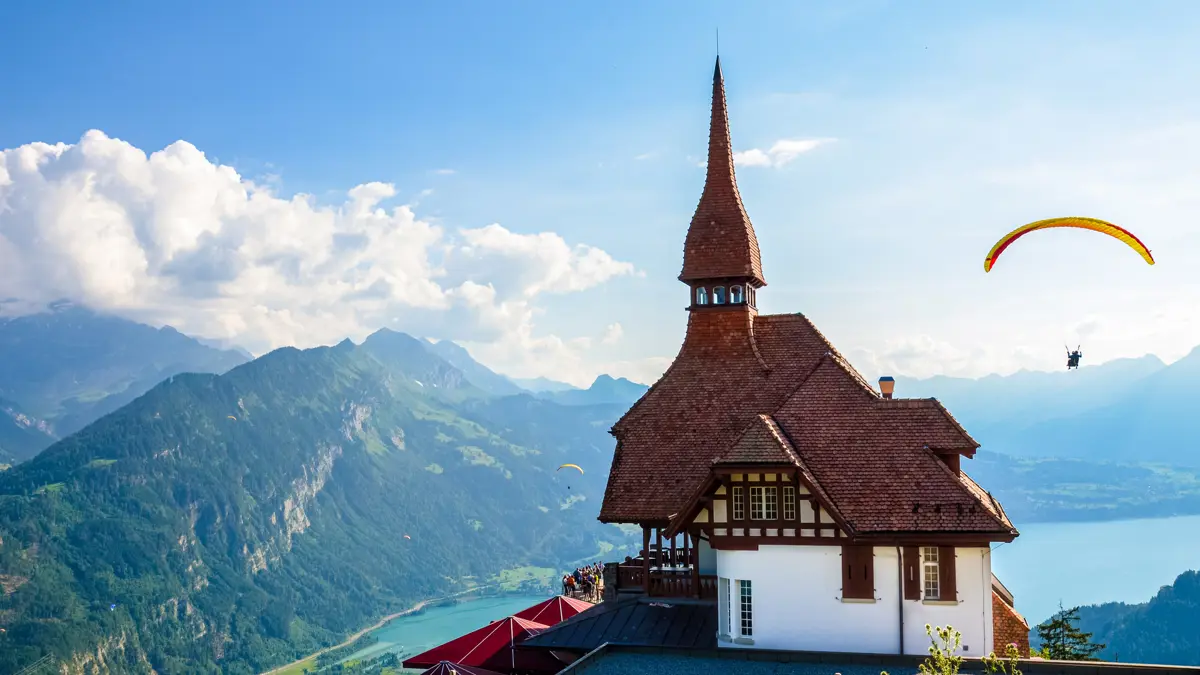 Wilderswil Interlaken Harder Kulm Viewing Platform
