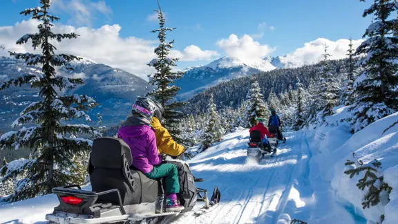 Snowmobiling © Tourism Whistler Claire Lang
