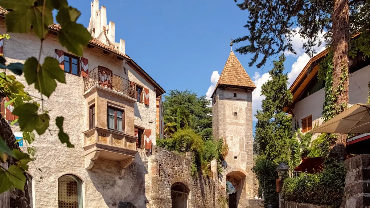 Merano South Tyrol Porta Passiria Old Town Wall Gate