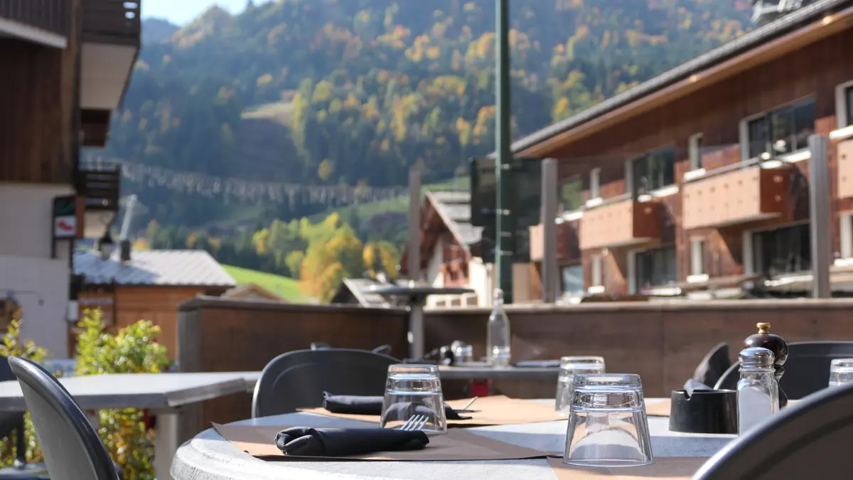 Hotel Christiania La Clusaz Outdoor Dining