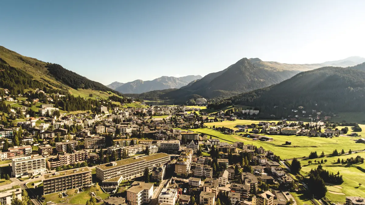 Davos view of the city
