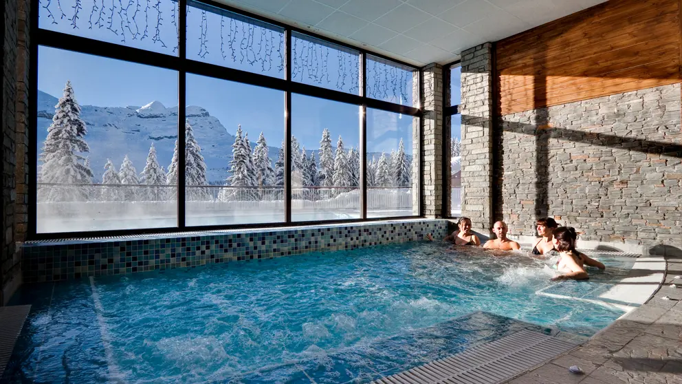 Montsoleil Terrasses D'eos Apartments Flaine Wellness Area Whirlpool [4]