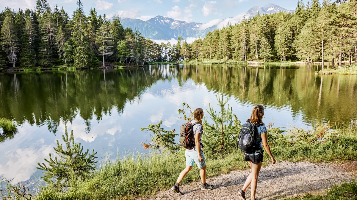 Walk Round Moeserer See In Summer