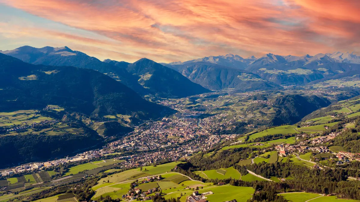 Sunset over San Cassiano