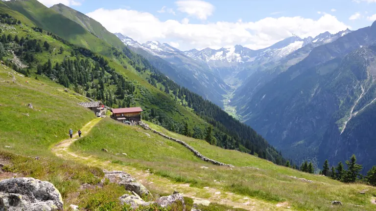 A scenic view of a landscape