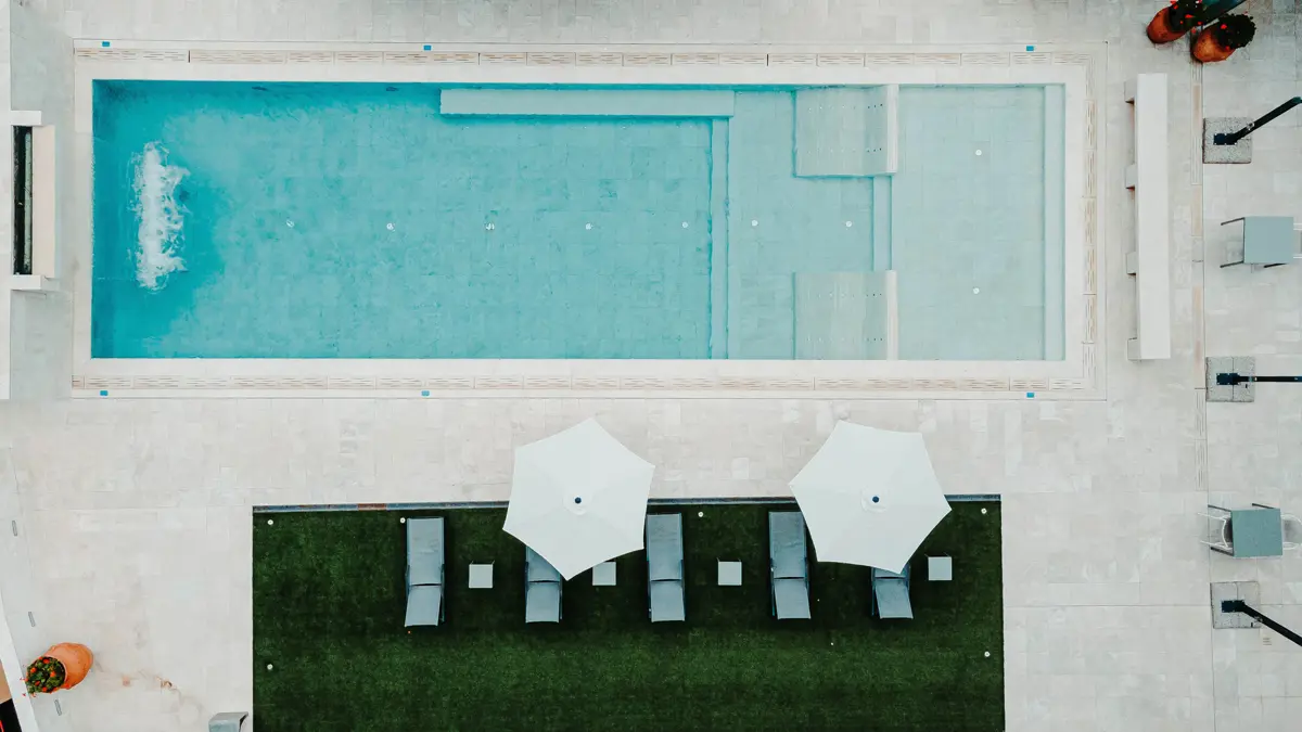GH Croce Di Malta Montecatini Aerial View Of Outdoor Pool