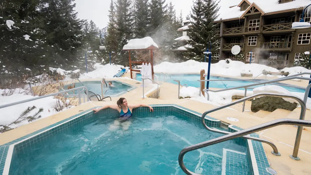 Blackcomb Springs Suites Whistler Hot Tub Swimming Pool [5]