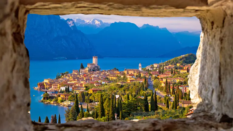 A scenic view of a landscape