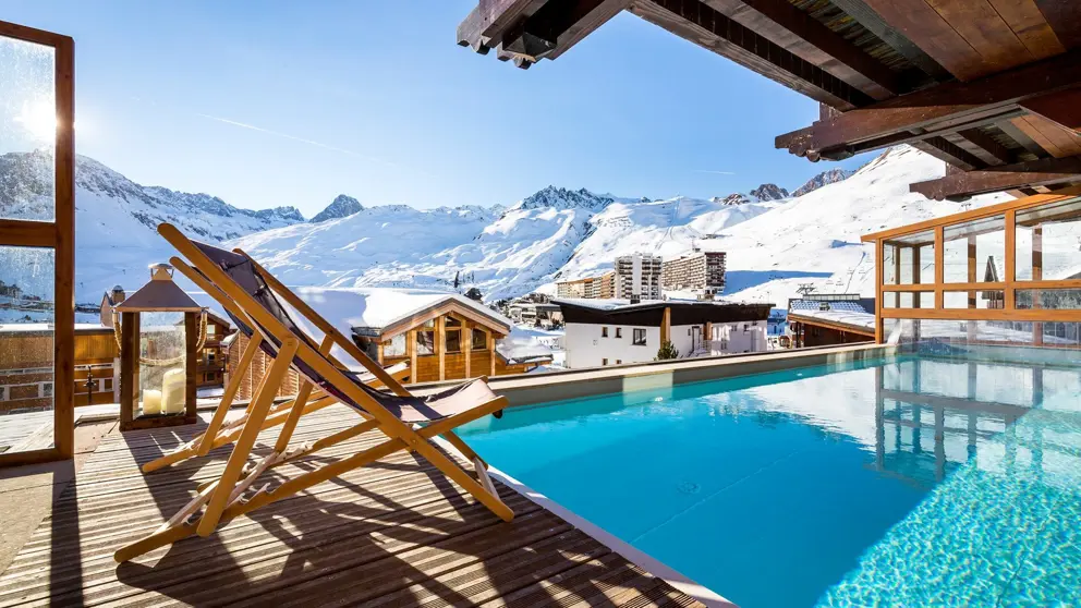 Hotel Campanules Tignes Pool