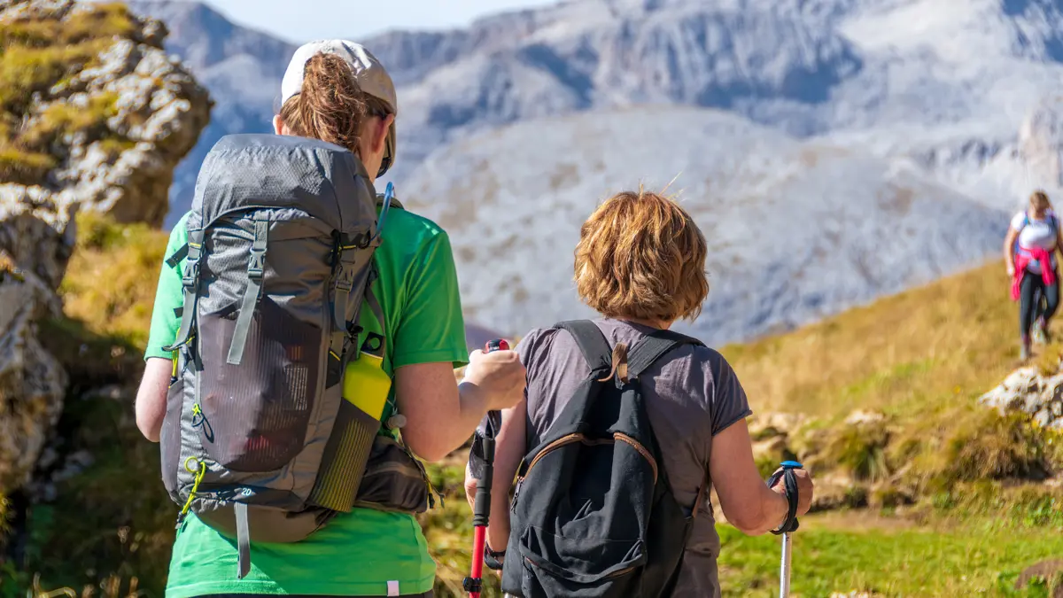 Selva Val Gardena Dolomites Family Walking