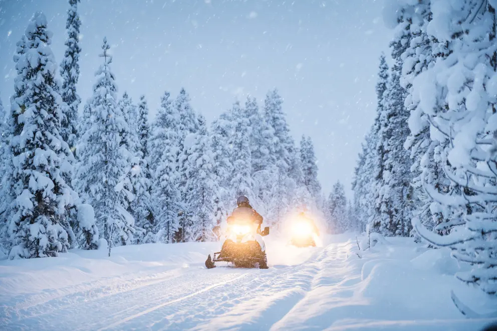 Muonio Finland Snowmobile Tour 2 [7]