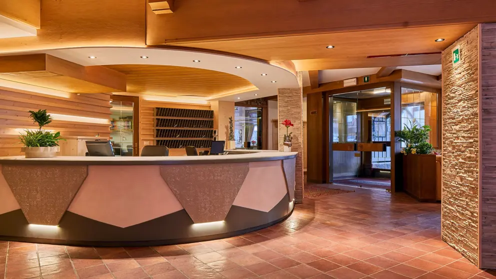 Inghams Italy Dolomites Arabba Hotel Portavescovo Reception [4]