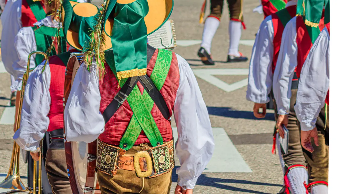 Selva Val Gardena, Dolomites, Traditional Tyrolean Dress