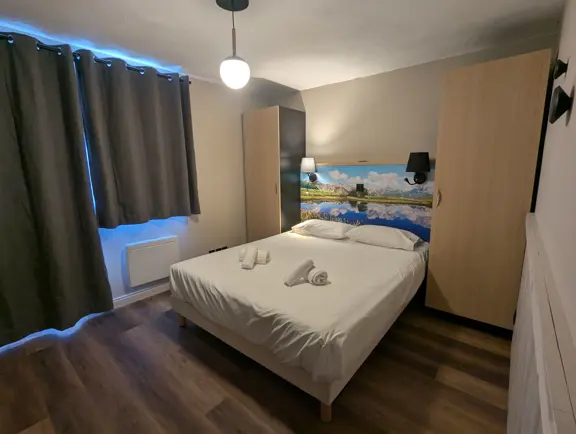 Renovated double bedroom