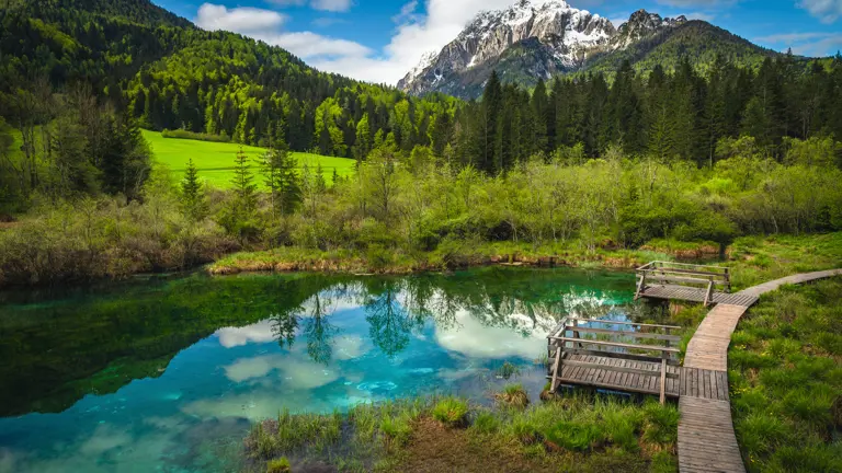 A scenic view of a landscape