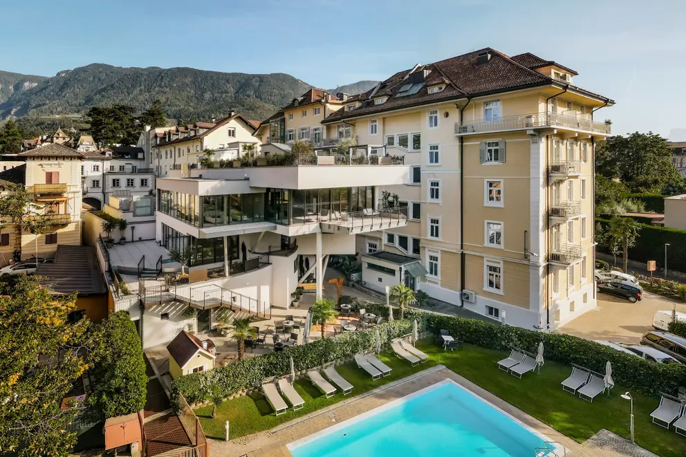 Hotel Kolping, Merano, Italy, Pool & Sun Loungers