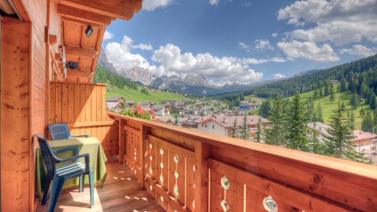 Inghams Italy Dolomites San Cassiano Hotel La Stua Balcony