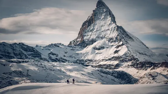 Zermatt Switzerland Matterhorn Snowshoeing