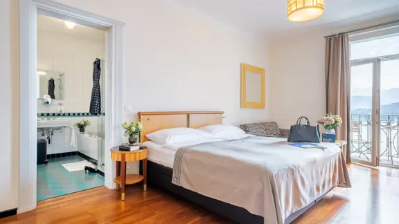 Lake side double room