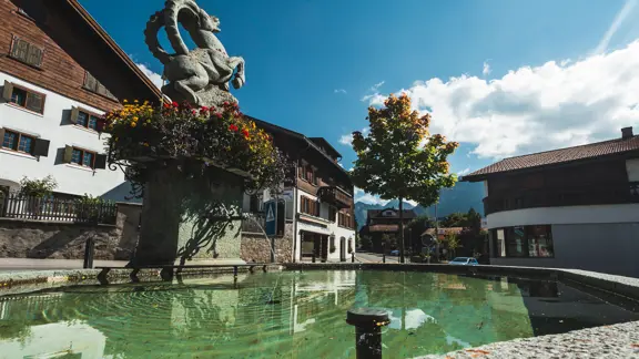 Capricorn Water Fountain ©Destination Davos Klosters/Marco Joerger