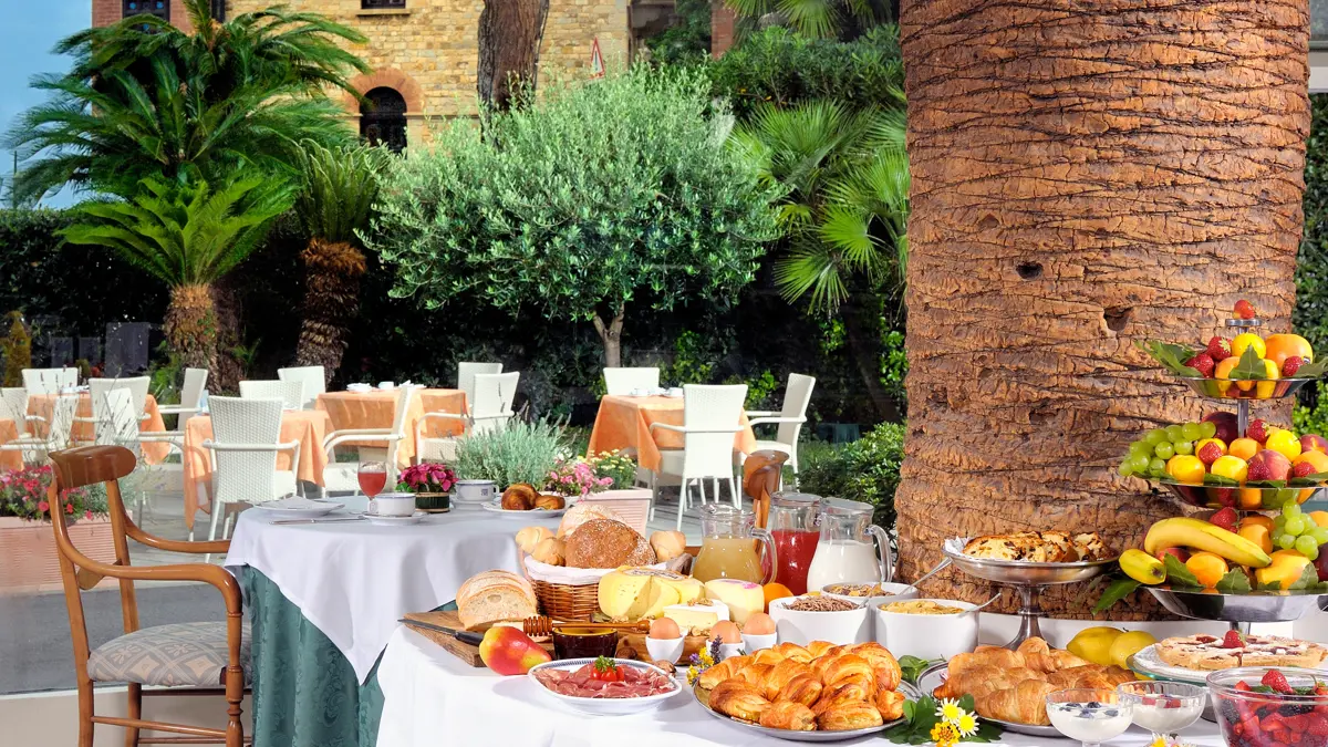 Hotel Regina Elena Portofino Breakfast Spread