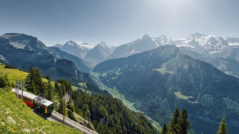 A scenic view of a landscape