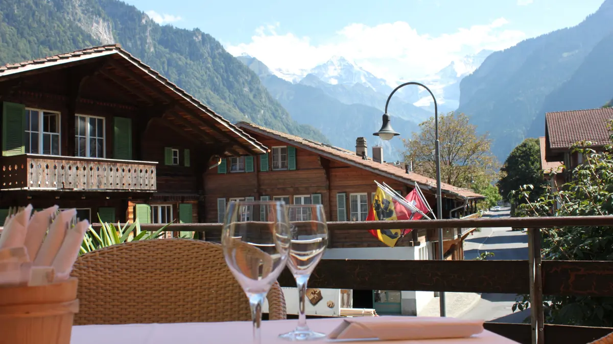 Hotel Baren Wilderswil Terrace