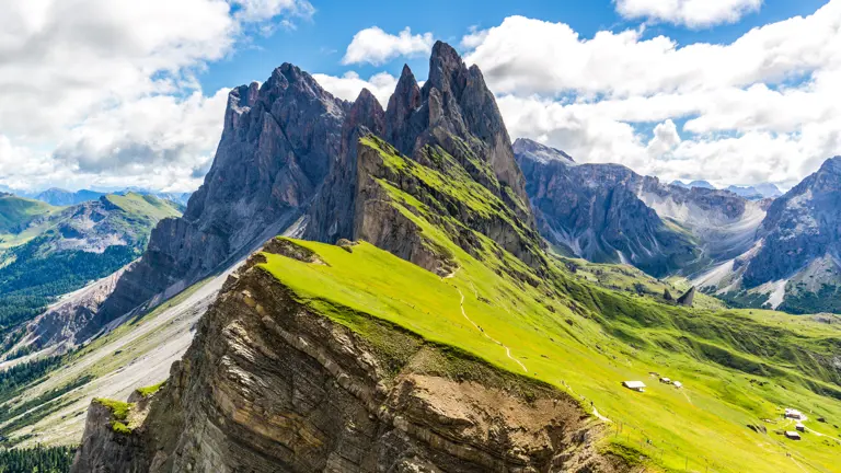 A scenic view of a landscape