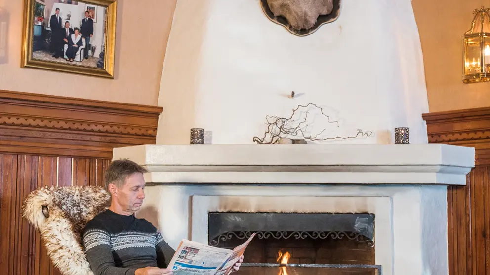 Fleischers Hotel, Voss - Fireplace  [6]