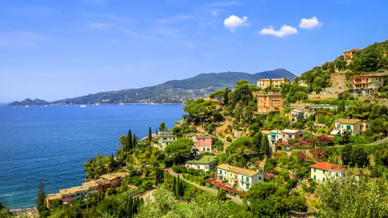 A scenic view of a landscape