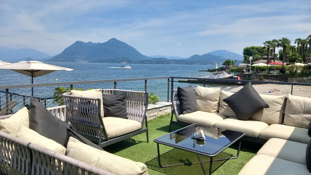 Hotel La Palma, Lake Maggiore, Italy, Rooftop Bar