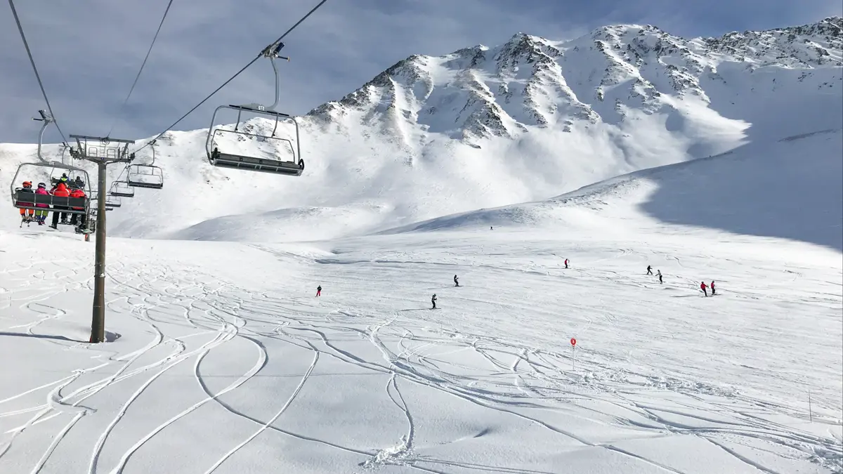 Chamonix France Balme Le Tour Ski Area 3