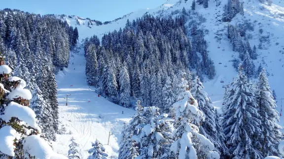 Morzine Portes Du Soleil France Chamossiere Slopes Copywrite DL Morzine