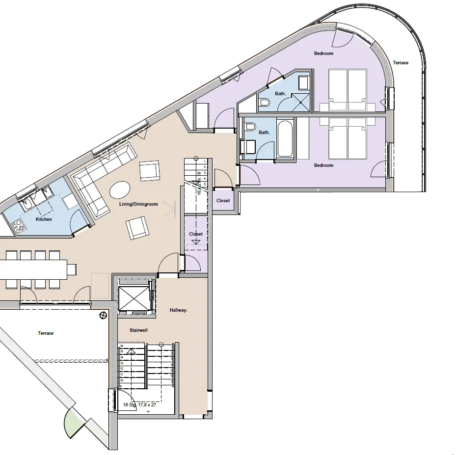 Chalet Valluga Floor Plan