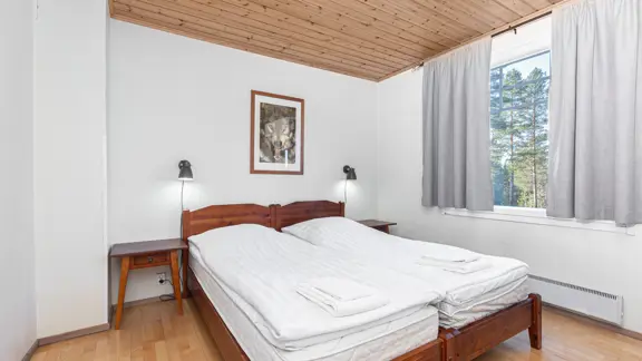 Typical cabin twin bedroom