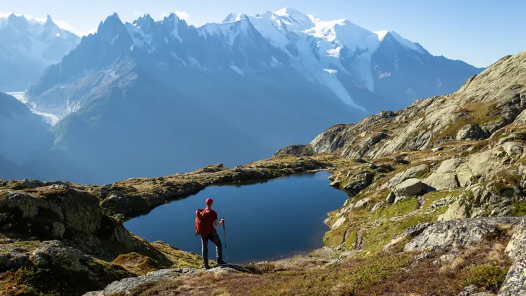 A scenic view of a landscape