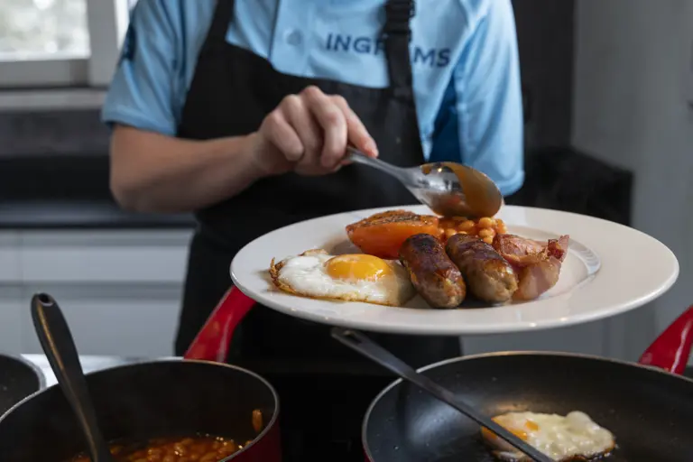 A scenic view of a landscape