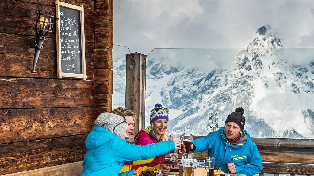 Ski Welt Wilder Kaiser Brixental Area C Daniel Reiter Peter Von Felbert Mountain Hut Winter