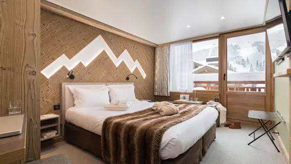 Snow level bedroom