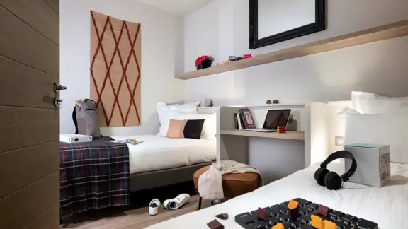 Typical alcove bedroom