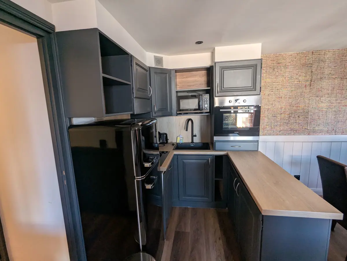 Renovated Apartment Kitchen Plein Sud Val Thorens