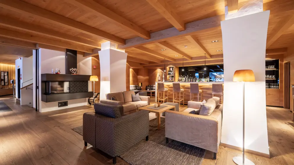 Italy, Dolomites, Selva, Hotel Stella, Bar [1]