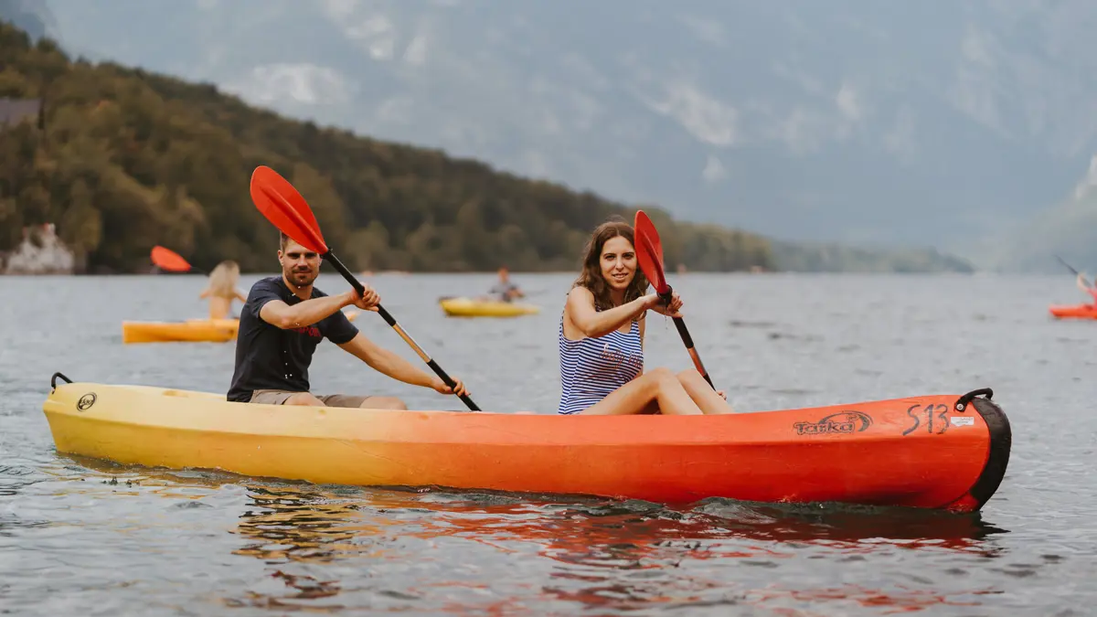 Lake Bohinj Kayaking Copyright Tomaz Kos
